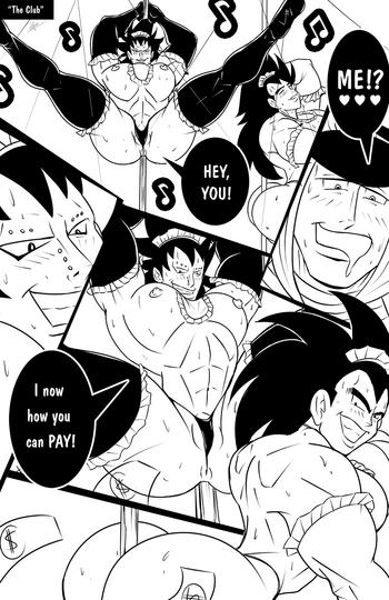 Three Some Gajeel just loves  love  stripping for men- Fairy tail hentai Gym Clothes