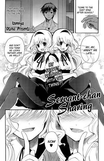Uncensored [Izumiya Otoha] Geboku-chan Sharing | Servant-chan Sharing (Comic Hotmilk 2013-09) [English] {The Lusty Lady Project} Cumshot Ass