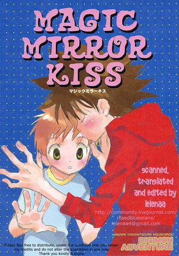 Teitoku hentai Magic Mirror Kiss- Digimon adventure hentai Shaved Pussy