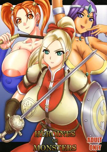 Abuse HEROINES vs MONSTERS- Dragon quest heroes hentai Shaved Pussy