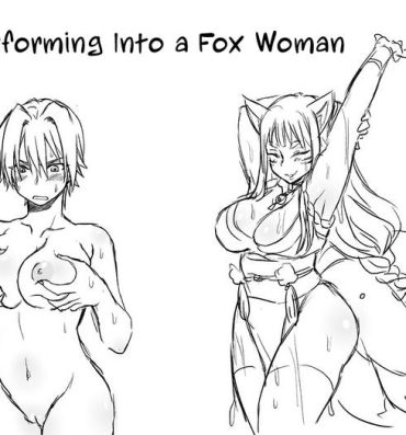 Banheiro Transforming Into A Fox Girl | Kitsune Nyotaika Mono- Original hentai Hard Core Porn