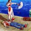Abuse Seaside Battle- King of fighters hentai Stepmom